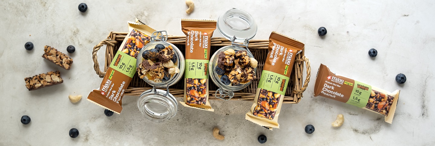 Rezept für Buchweizen-Proats mit Apfel und Heidelbeeren