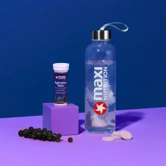 MaxiNutrition Hydration Tabs Black Currant 40g – Zubereitung in der Flasche