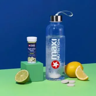 MaxiNutrition Hydration Tabs Lemon Lime 40g – Zubereitung in der Flasche