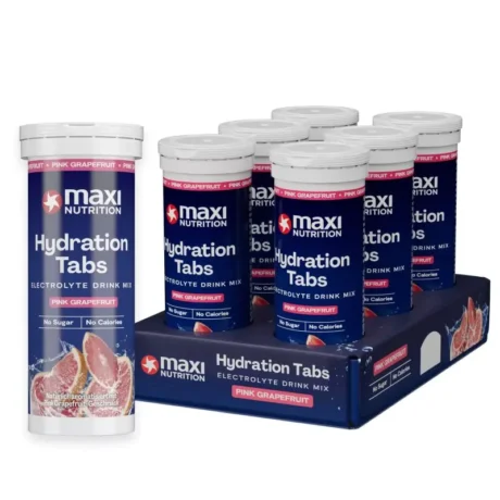 MaxiNutrition Hydration Tabs Pink Grapefruit 40g – Tray Packshot