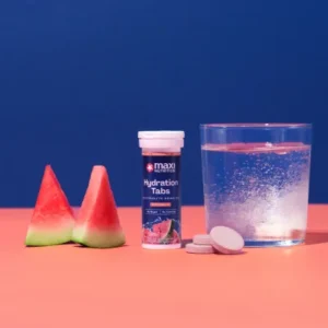 MaxiNutrition Hydration Tabs Watermelon 40g – Zubereitung im Glas