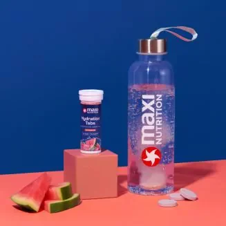 MaxiNutrition Hydration Tabs Watermelon 40g – Zubereitung in der Flasche