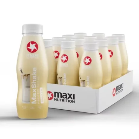 MaxiNutrition MaxShake Protein Milkshake Vanilla 330ml – Tray Packshot